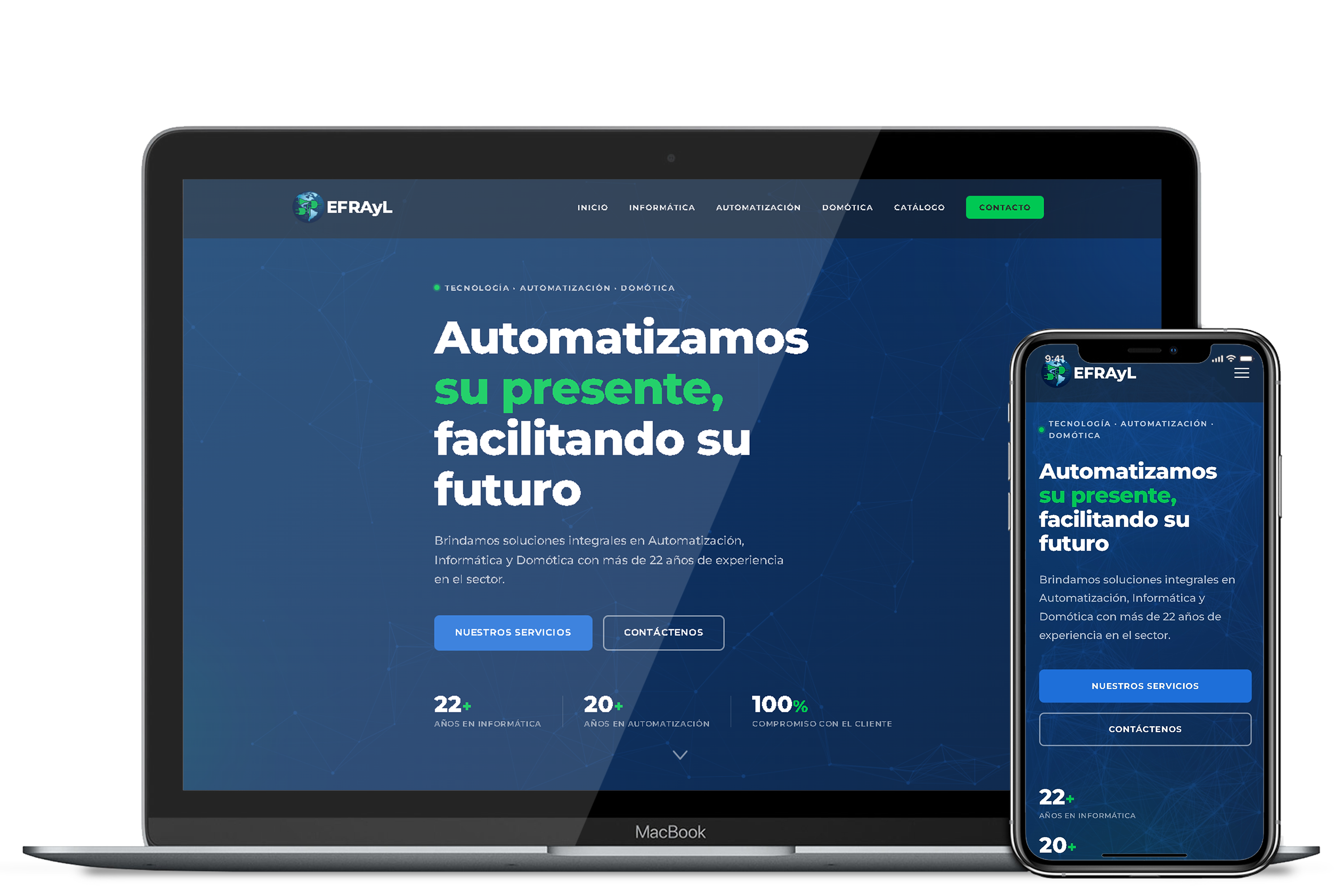 EFRAYL - sitio web desarrollado por PoloDev